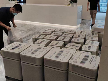 上海大兴DAXIN COMPANY 租赁空气净化器项目